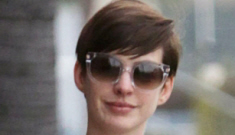 Is Anne Hathaway preparing to debut her baby bump at the Oscars?