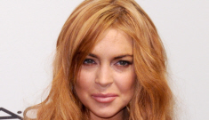 Lindsay Lohan in vintage Cavalli at the amfAR gala: tweaked or improved?