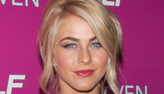 “Julianne Hough does the dress-over-pants thing, pulls it off” links