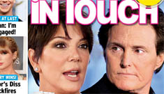 In Touch: Kris Jenner cheated on Bruce Jenner, paid off   lover to keep quiet