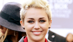 “Miley Cyrus wore a weird red jumpsuit & no bra for NY Fashion Week” links
