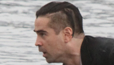 Colin Farrell’s half-shaved, vintage skater-boy hair: nostalgic or tragic?