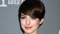 Anne Hathaway in Gucci at the Costume Designers Guild Awards: cute or fug?