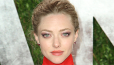 Amanda Seyfried in red Givenchy at the Vanity Fair party: lovely or silly?