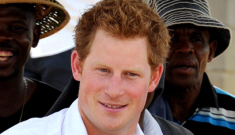Prince Harry works with his Lesotho charity: ‘I hope that   my mother will be proud’