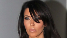 Kim Kardashian manages to find a flattering maternity outfit: surprising & nice?