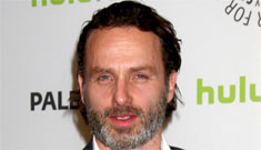 Andrew Lincoln with a salt and pepper beard: would you hit it?