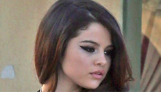 Selena Gomez on the set of her new music video: gorgeous or poor Biebs?