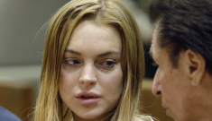Lindsay Lohan went out to a club after she took a plea deal.  Of course.