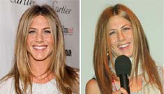 “Aniston changes her nose, not her hair” Links