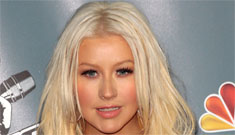 Christina Aguilera ditched the bright orange spray tan and clown makeup: cute?