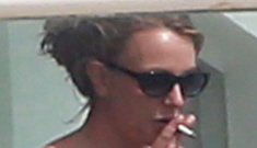 Britney Spears sunbathes, smokes cigarettes in Malibu: fun time or gross?