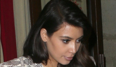 Kim Kardashian wears glorified track pants in Paris with Kanye West: cute?