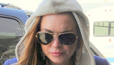 Lindsay Lohan looks cracked out at LAX after multi-day partying at Coachella