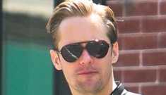 Alex Skarsgard’s parents were too busy partying to put him to bed as a kid