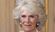 Duchess Camilla in white Bruce Oldfield: appropriate or corpse-bridey?