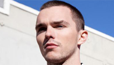 Nicholas Hoult looks handsome & broody in Flaunt: would you hit it?
