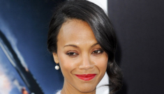 Zoe Saldana doubles-down   on her claim she’s ‘androgynous’: ‘It is my life’
