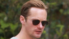 Alexander Skarsgard wants   to get you pregnant: ‘I love kids, I want to have kids’
