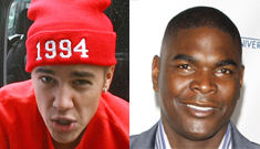 Justin Bieber was confronted by Keyshawn Johnson, he   ‘ran like a little child’