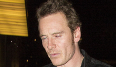 Michael Fassbender doing the long-distance dating thing   with Olympian Louise Hazel