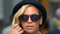 Beyonce wears leather booty shorts for a date night with Jay-Z: super-cute?
