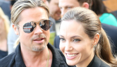Angelina Jolie wears a custom Saint Laurent suit in Paris: lovely or too sedate?
