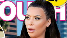 Kanye West won’t be in Kim’s delivery room because he’s ‘very squeamish’
