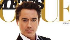Robert Downey Jr. is a Men’s Vogue cover boy