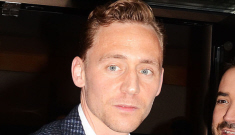 Tom Hiddleston wore a shiny faux-seersucker in London: fabulous or cloying?