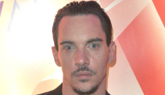 Jonathan Rhys Meyers makes a rare appearance in Paris: still hot or not so much?