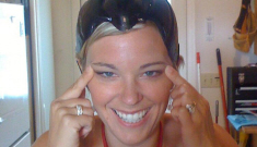 Kate Gosselin made a racist ‘slanted eye’ gesture in a   photo at some point
