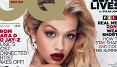 Rita Ora covers GQ UK in a revealing pose: pretty or overstyled?