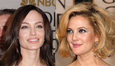 Angelina Jolie gives Drew Barrymore digits, adoption advice
