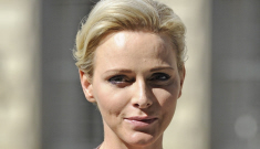 Princess Charlene claims she was crying tears of happiness during her wedding