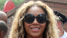 Beyonce & Jay-Z attend the NYC ‘Justice for Trayvon’ rally with Rev. Al Sharpton