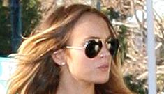 Lindsay Lohan is looking super skinny again