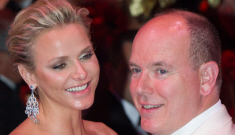 Princess Charlene in shiny turquoise for the Red Cross Gala: lovely or underdone?