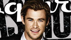 Chris Hemsworth covers Esquire while Elsa Pataky hijacks the interview