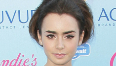 Lily Collins in Fausto Puglisi at the TCAs: one of the worst looks of the night?
