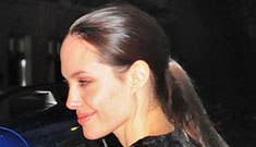 Brad Pitt and Angelina Jolie photographed out in Berlin last night