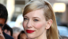 Cate Blanchett laughs off Oscar speculation for ‘Blue Jasmine’: good strategy?