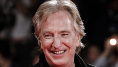 Alan Rickman, 67 years old, wears all-black in Venice: would you hit it?