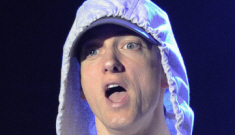 “Eminem acted sort of weird, uncomfortable during an interview” links