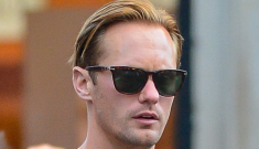 Alex Skarsgard determined to beat Prince Harry for the   South Pole challenge