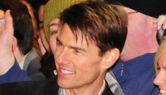 Tom Cruise signs mask for Anonymous member, adds peace sign