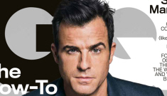 Justin Theroux covers GQ, talks about Aniston, ADHD & his hatred of flip-flops