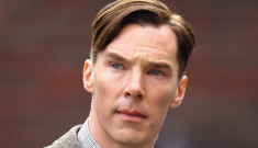 Benedict Cumberbatch in costume for ‘The Imitation Game’: would you hit it?