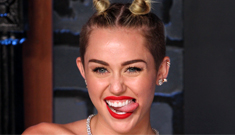 Miley Cyrus: ‘I just stick my tongue out because I hate smiling in pictures’