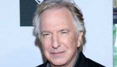 Alan Rickman, 67, at the ‘CBGB: The Movie’ premiere in NYC: would you hit it?